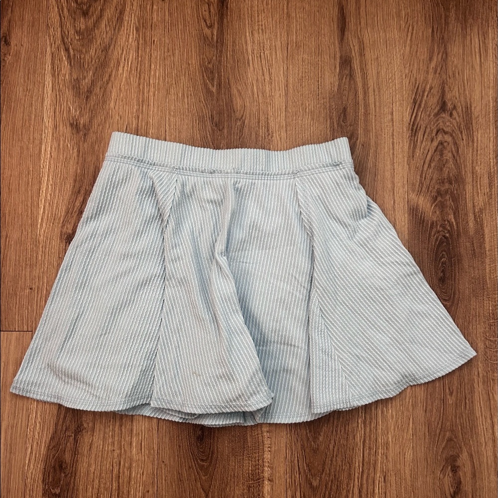 Dress up fit and flare blue skirt size medium